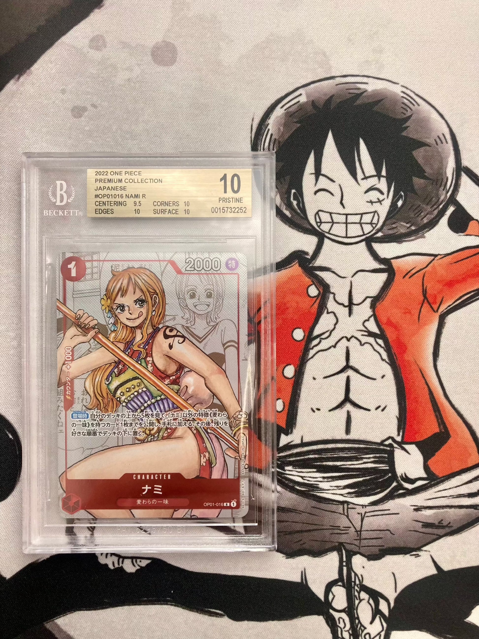 BGS 10 - Nami - OP01-016 - 25th Premium Collection Alt - Japanese - Premium  from Hero Cards - Just $79.95! Shop now at Hero Cards