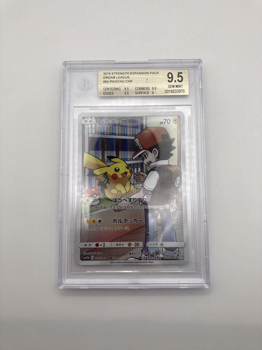 BGS 9.5 - Pikachu 054/049 CHR - sm11b Dream League - Japanese - Premium  from Hero Cards - Just $94.95! Shop now at Hero Cards