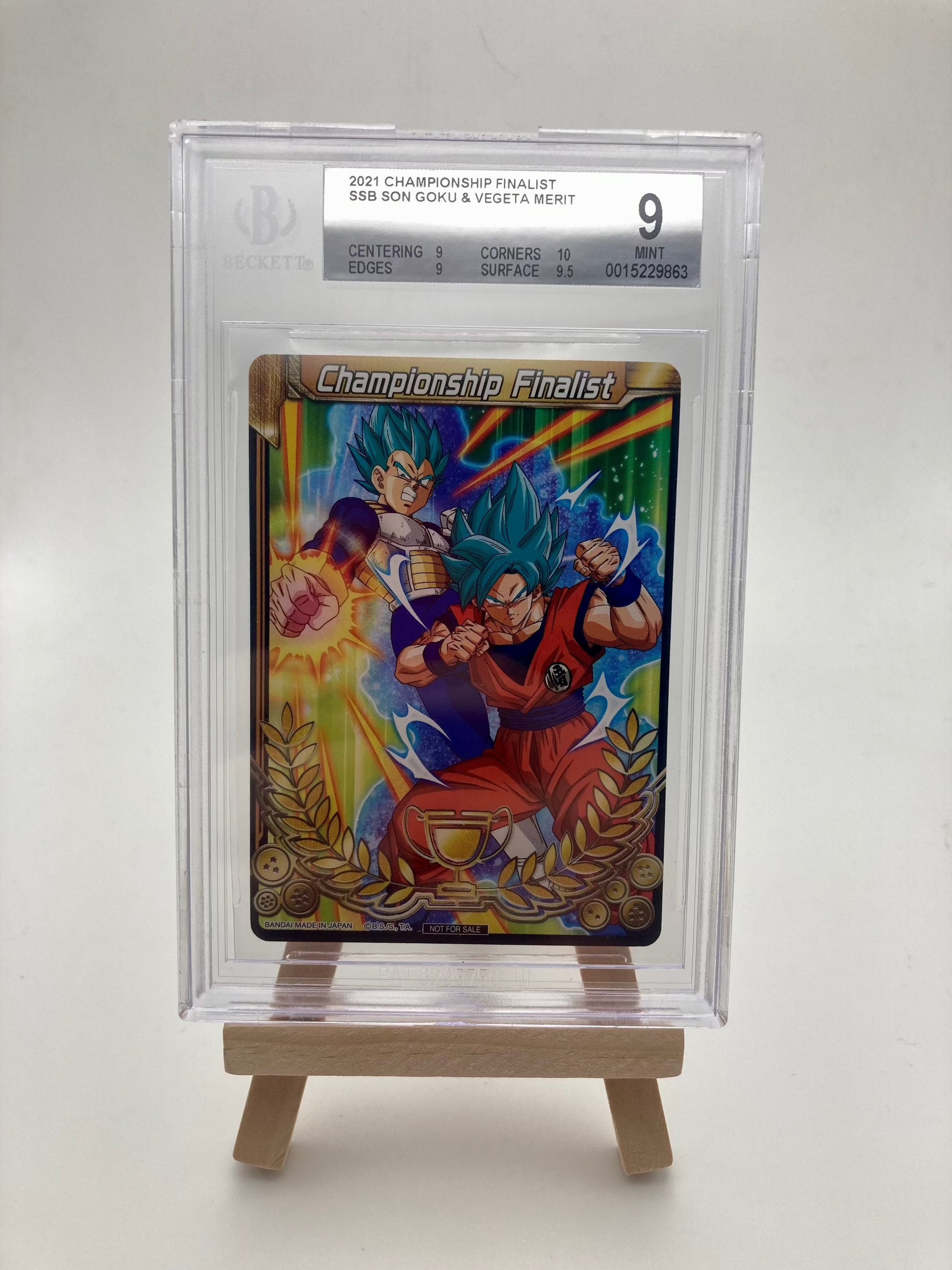 BGS 9 - 2021 DBS National Championship Top 32 - Goku Vegeta Merit Card - Premium  from Hero Cards - Just $59.95! Shop now at Hero Cards